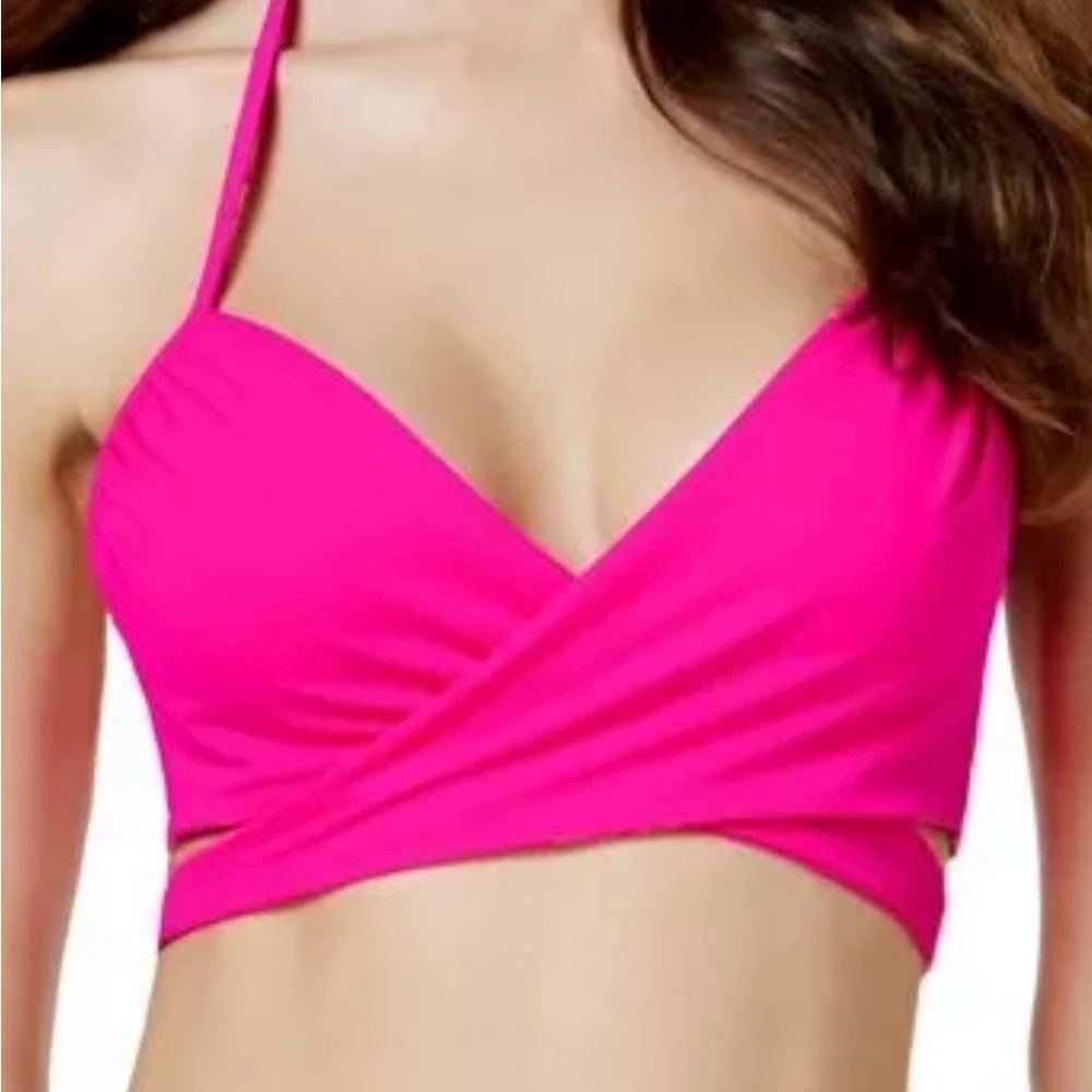 2 Underwire Push-up Wrap Bikini Tops size 32C